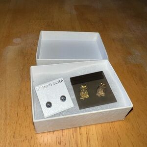 Silver and Gold Elegant Earrings Jewelry